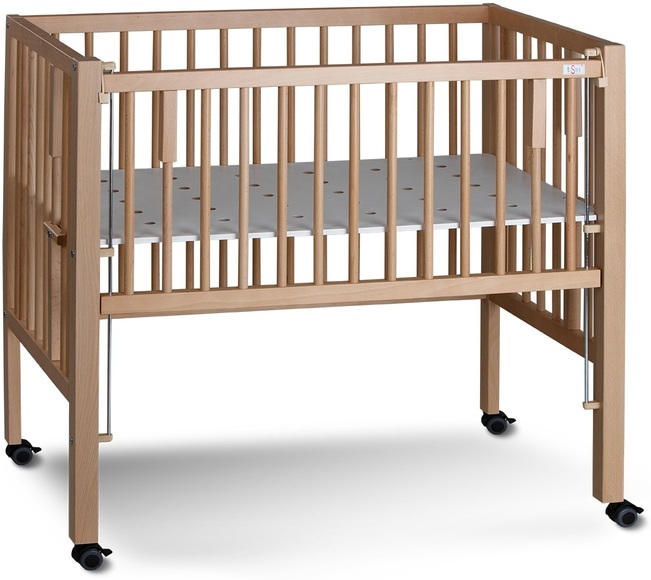 tiSsi® Beistellbett »MAXI Boxspring, natur«, inklusive Matratze, Made in Europe