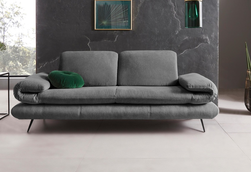 Places of Style 2-Sitzer »Milano«, Sitzbreite je Sitz 65 cm, wahlweise mit Rücken- + Armfunktion