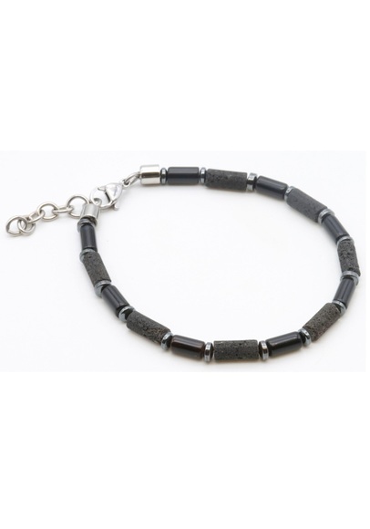 Firetti Armband »Schmuck Geschenk Armschmuck Armkette Edelstein Lavastein«, zu Hoodie, Kleid, Shirt, Jeans, Sneaker! Anlass Geburtstag Weihnachten