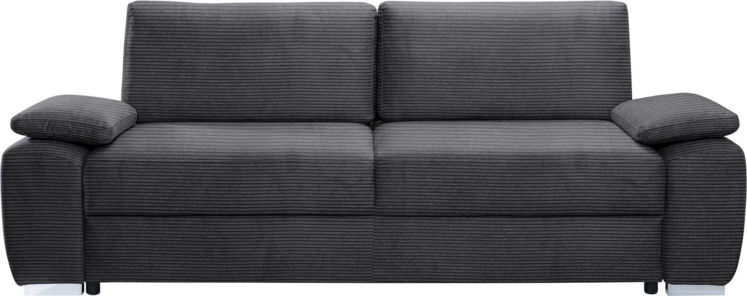 exxpo - sofa fashion 2-Sitzer »SOLSBURY, Sofa, Schlafsofa«, inkl. Federkern-Polsterung, Bettfunktion und Stauraum, in Cord