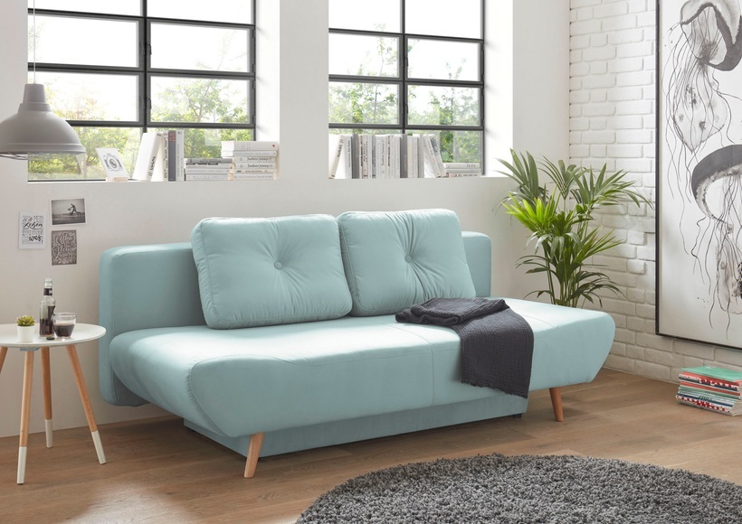 COUCH? Schlafsofa »Klappt gut«, lässt sich schnell und einfach in ein bequemes Bett umwandeln, inklusive Bettkasten