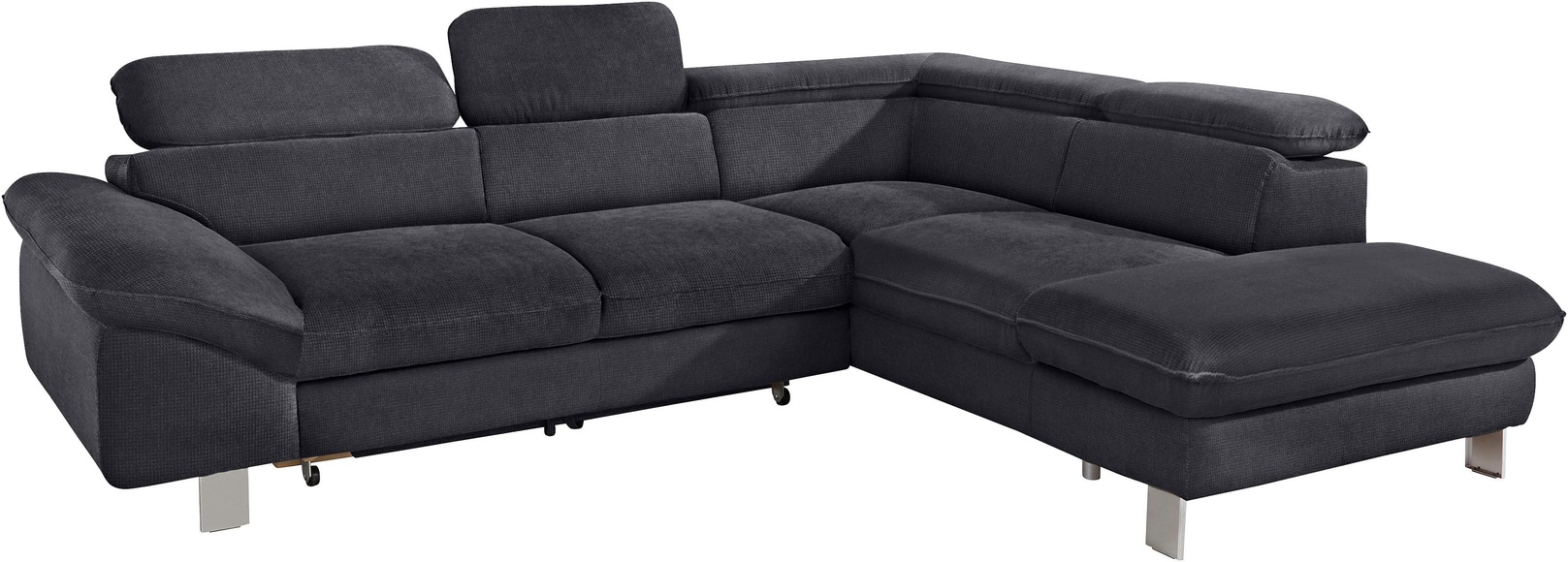 COTTA Ecksofa, mit Kopf- bzw. Rückenverstellung, wahlweise mit Bettfunktion und Bettkasten