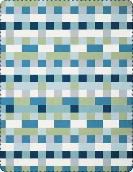 Biederlack Jacquard Wohndecke Swimming Pool
