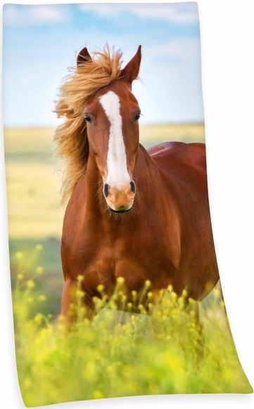 Herding Velourstuch Pferd - bunt - Gr.75 cm