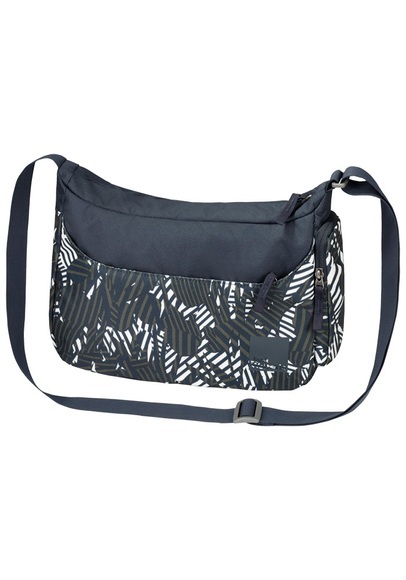 Jack Wolfskin Umhängetasche Damen Boomtown one size blau night blue all over