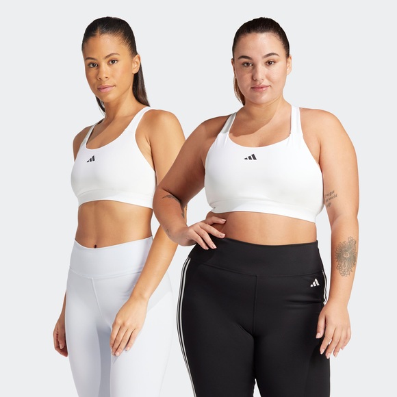 adidas Training High-Support Sport-BH Damen - Weiß