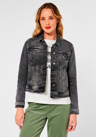 STREET ONE Jeansjacke, mit Brusttaschen