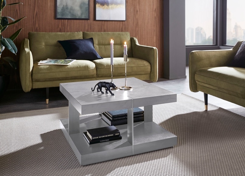 Places of Style Couchtisch »Verrazzano«, in unterschiedlichen Farben und Grössen erhältlich, aus Holz und Metall gefertigt