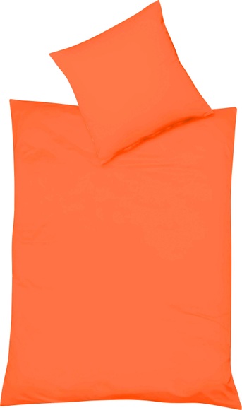fleuresse Bettwäsche »Provence«, (3 tlg.), Bettwäsche in Halbleinen Qualität, unifarbene Bettwäsche