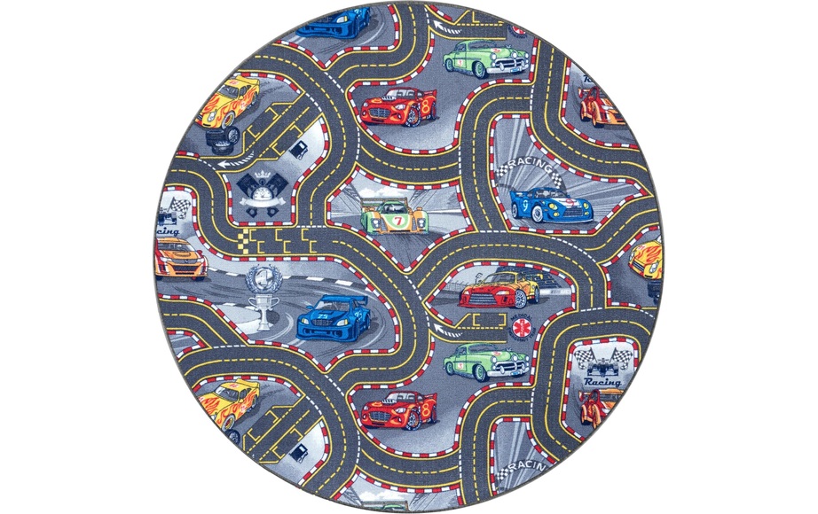HANSE Home Kinderteppich »Spielteppich Kinder«, rechteckig, 6,5 mm Höhe, Robust Strassen Spielunterlage, Kurzflor, Kinderzimmer, Auto, Strapazierfähig, Pflegeleicht
