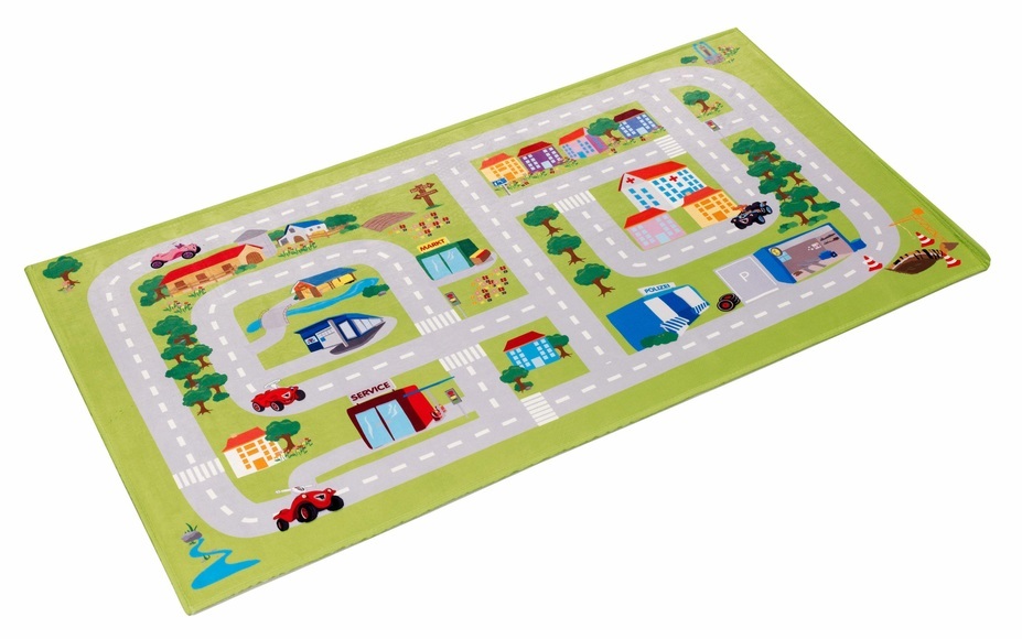 Kinderteppich, »Bobby Car 105«, Bobby Car, rechteckig, Höhe 6 mm, gedruckt