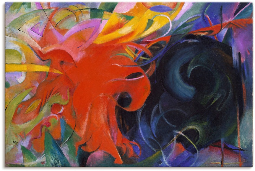 Artland Wandbild »Kämpfende Formen. 1914«