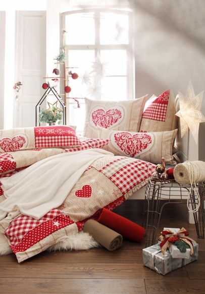 Home affaire Bettwäsche »Janina«, (2 tlg.), Bettwäsche für Winter und Sommer, Bettwäsche mit Patchwork-Design
