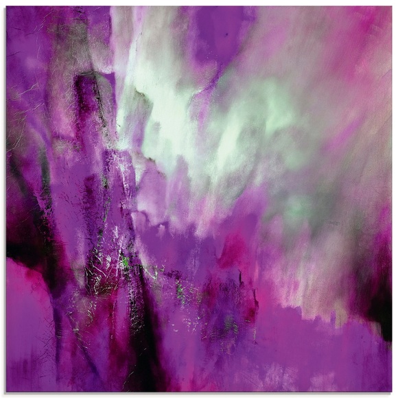 Artland Glasbild »Rosa Licht«