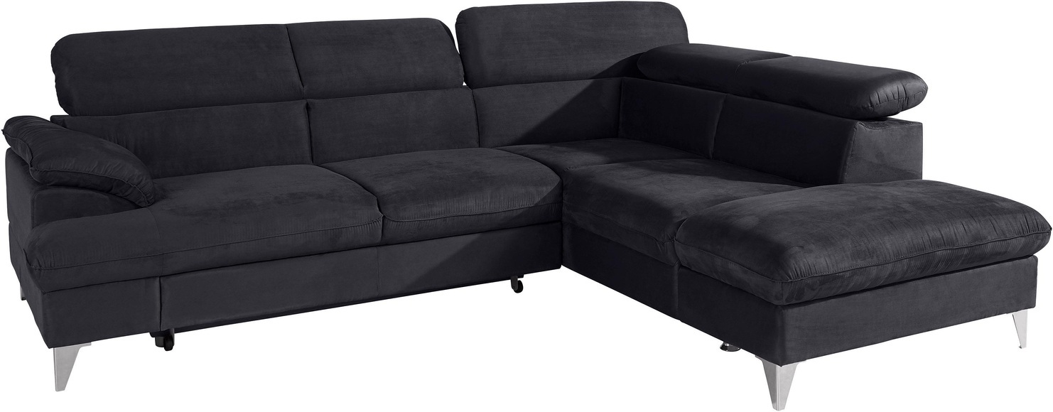 COTTA Ecksofa »Caluso«, inklusive Kopfteilverstellung, wahlweise mit Bettfunktion