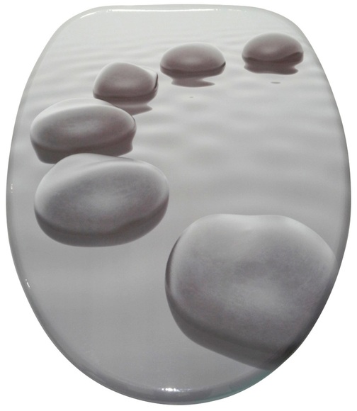 Sanilo WC-Sitz »Black Stones«
