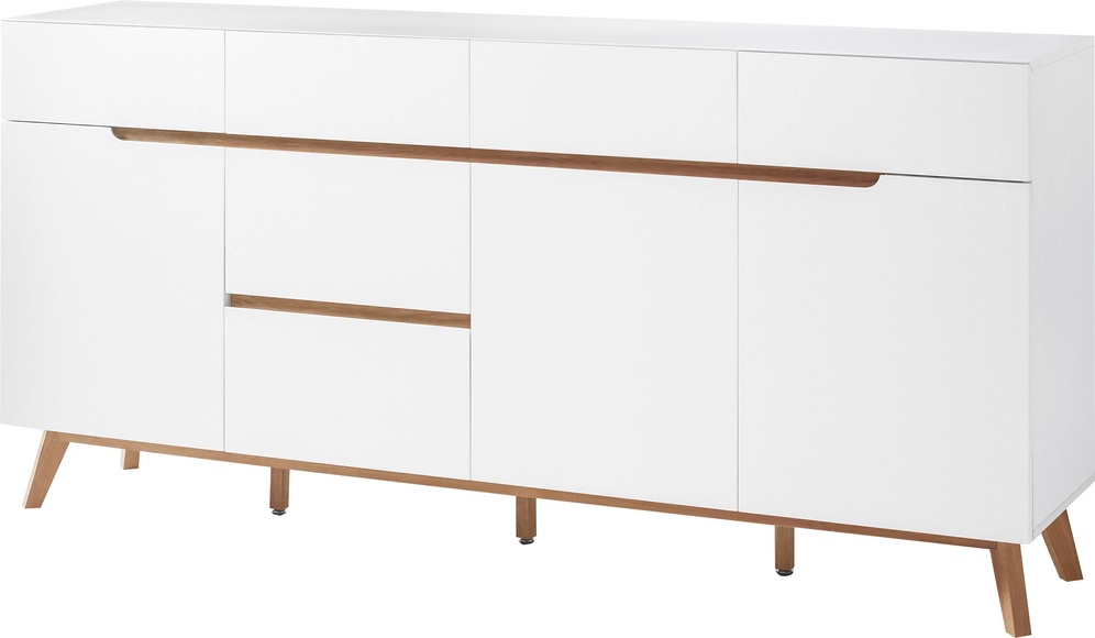 Mca Furniture - Sideboard - Weiss und Braun