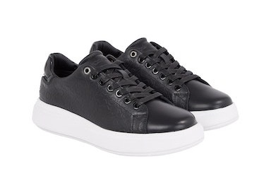Calvin Klein Keilsneaker »RAISED CUPSOLE LACE UP-MONO MIX«, mit CK-Musterung