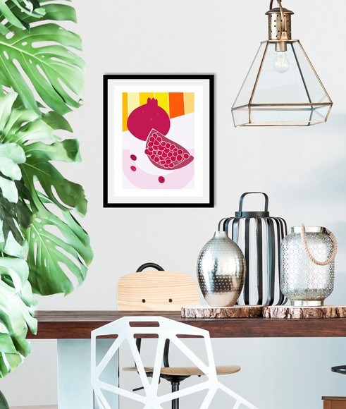 queence Bild »Pomegranate«, (1 St.), gerahmt