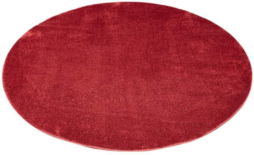 Carpet City Hochflor-Teppich »Softshine 2236«, rund, 14 mm Höhe, Besonders weich durch Microfaser, Wohnzimmer