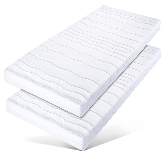 Beco Komfortschaummatratze »Dura Flex KS (2er Set)«, 18 cm cm hoch, Raumgewicht: 28 kg/m³, (2 St.), passend zum Lattenrost-Doppelpack 
