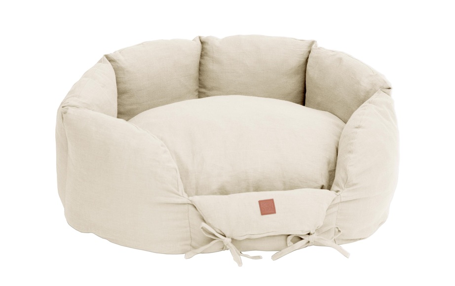 PET & Co. - Hundebett RONNY - beige - Textil - 50/40/28 cm - S