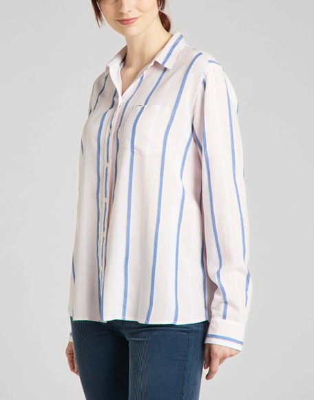 One Pocket Hemd Damen Hellrosa L