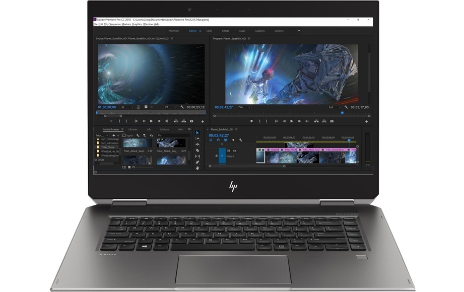 HP Zbook Studio x360 G5 Notebook i7,16GB, 512GB SSD
