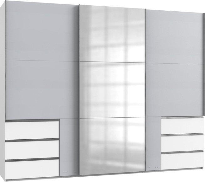 Fresh To Go Schwebetürenschrank »Level«, mit Schubkästen