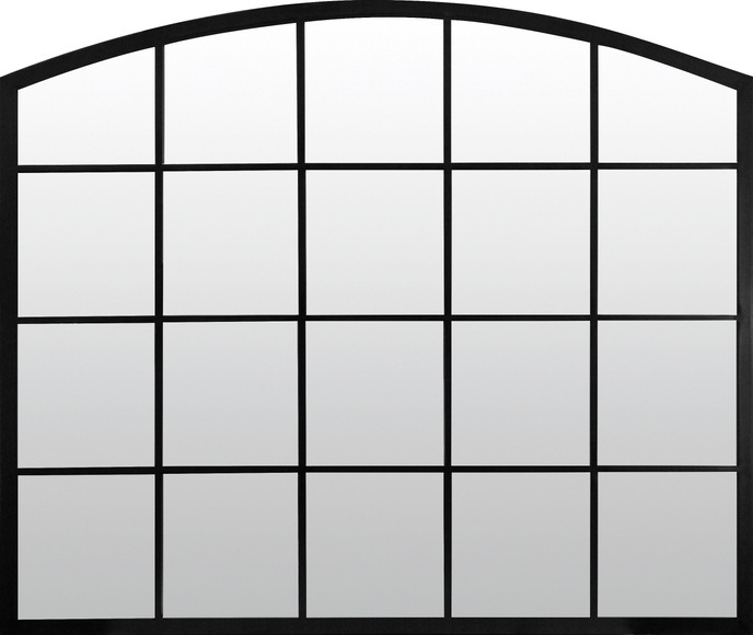 Pfister - Dekospiegel NOVELLA - Metall - schwarz - 90/2/76 cm