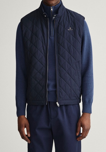 Gant Steppweste, mit kleinem Logo-Print
