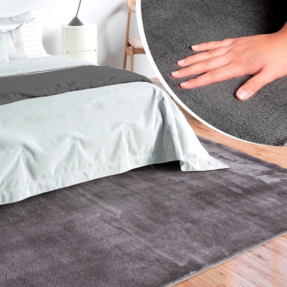 merinos Teppich »Loft 37, Kunstfellteppich«, rechteckig, weich und kuschelig, Fell Haptik, Anti-Rutsch-Unterseite, waschbar
