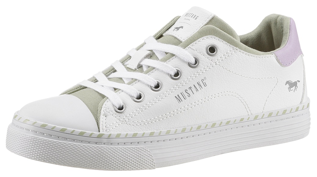Mustang Shoes Sneaker, mit Besätzen in Pastelltönen