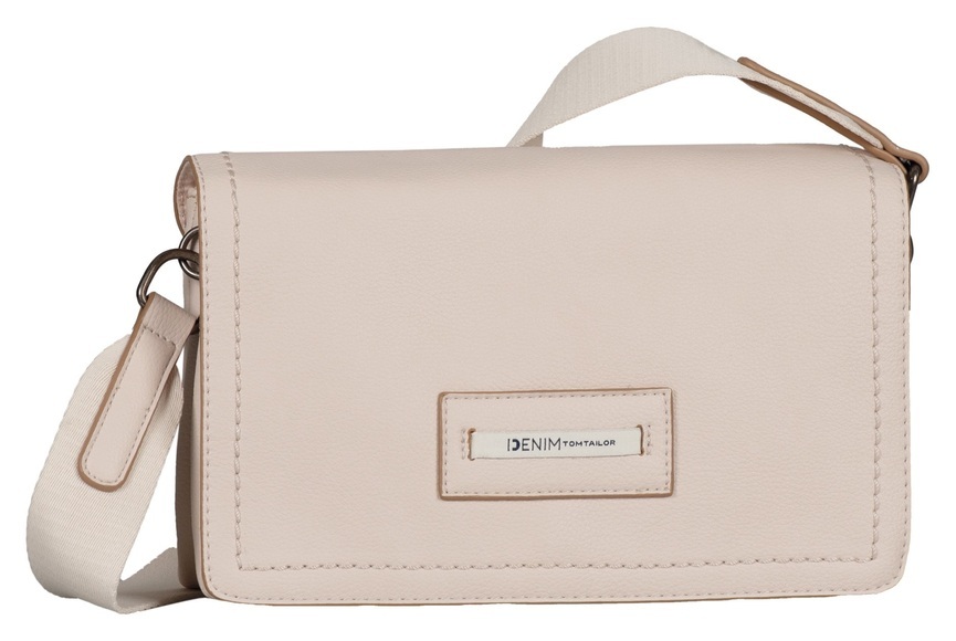 TOM TAILOR Denim Umhängetasche »SUZAN Flap bag M no zip«, mit Schulterriemen