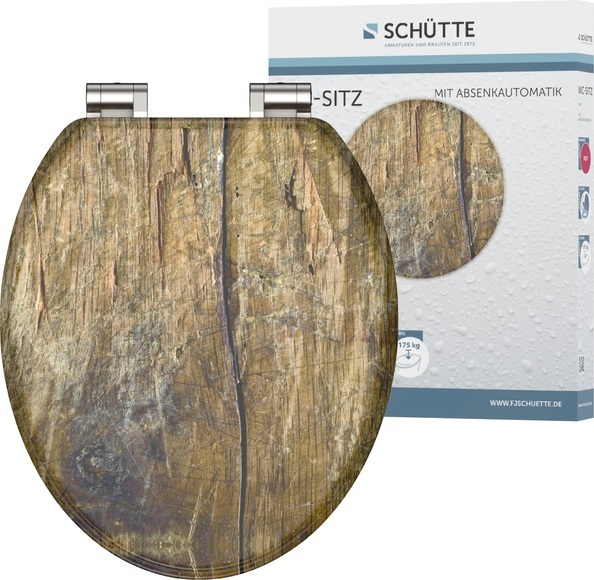SCHÜTTE WC-Sitz »Solid Wood«, mit Absenkautomatik