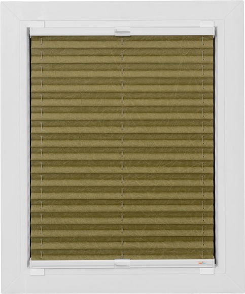 sunlines Klebe-Plissee »One Size Style Crush«, blickdicht, ohne Bohren, verspannt