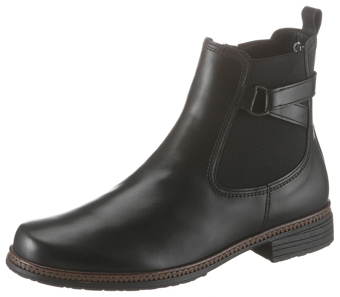 Gabor Chelseaboots, mit breitem Stretcheinsatz