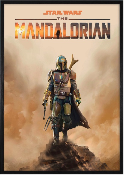 Komar Bild mit Rahmen »Mandalorian Empire«, (1 St.), Hochwertigen Echtholzrahmen. FSC zertifiziert, was eine nachhaltige Forstwirtschaft garantiert.