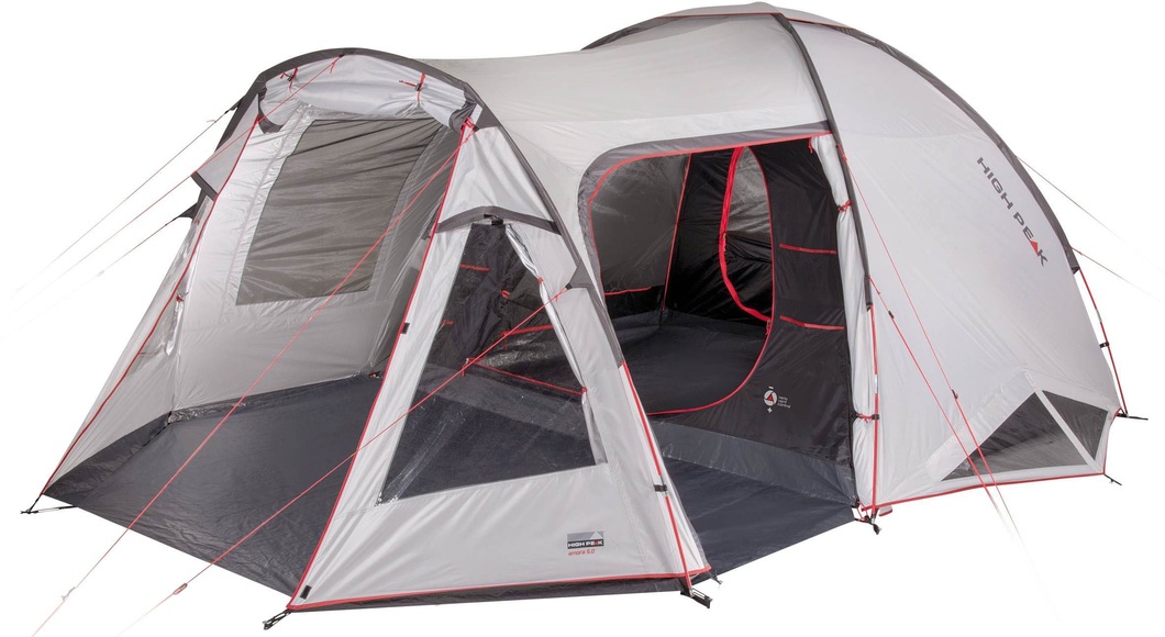 High Peak Kuppelzelt »Zelt Amora 5.0«, 5 Personen (mit Transporttasche)