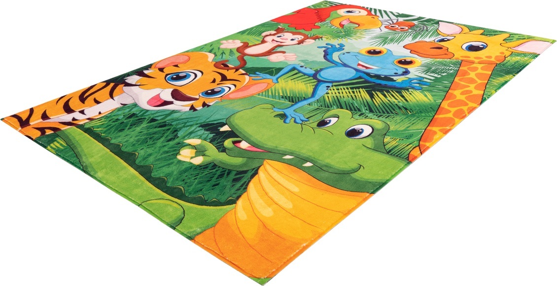 Obsession Kinderteppich »My Juno 471«, rechteckig, 10 mm Höhe, Spielteppich, Motiv Tiere, Kinderzimmer