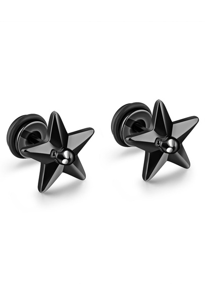 Firetti Paar Ohrstecker »Schmuck Geschenk Ohrschmuck Fake Plug Star«, zu Hoodie, Kleid, Shirt, Jeans, Sneaker! Anlass Geburtstag Weihnachten
