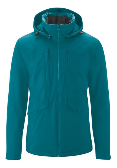 Maier Sports Funktionsjacke »Wambra M«, Outdoor-Funktionsjacke mit grosser Netztasche für die Kapuze