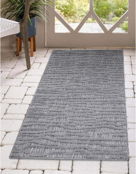 Carpet City Teppich »Santorini«, rechteckig, 5 mm Höhe, 3D-Effekt, für Wohnzimmer, Flur, Küche, Wintergarten, Balkon, Wetterfest & UV-beständig