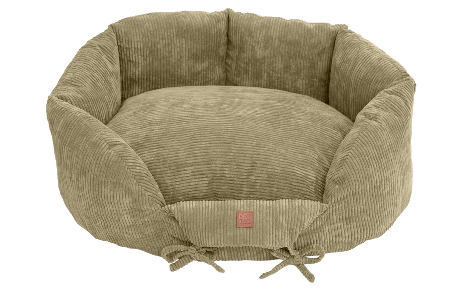 PET & Co. Hundebett Ronny Cord - Khaki -
