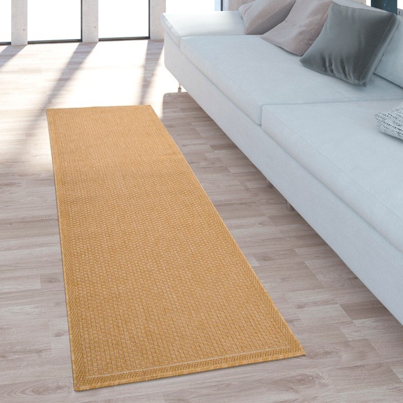 Paco Home Teppich »Timber 125«, rechteckig, Flachgewebe, Sisal Optik, auch als Läufer, In- und Outdoor geeignet