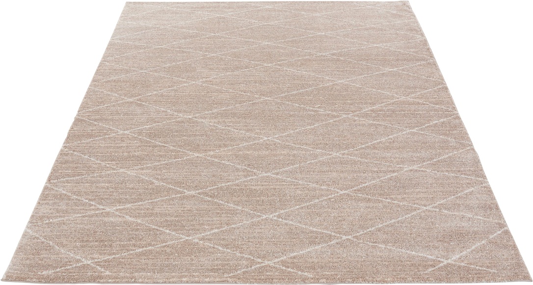 LeGer Home by Lena Gercke Teppich »Aliza«, rechteckig, 14 mm Höhe, weiche Haptik, Berber-Optik, Boho Look, Wohnzimmer