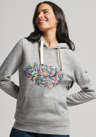 Superdry Sweatjacke, Vintage Floral Scripted Hood