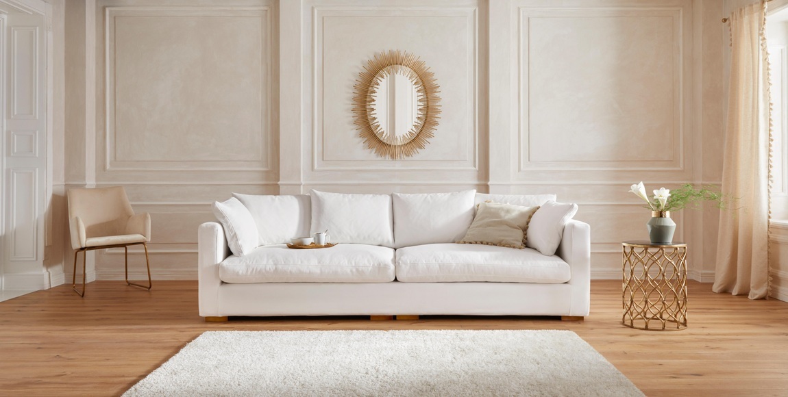 Guido Maria Kretschmer Home&Living Big-Sofa »Pantin«, extra weich und kuschelig, Füllung mit Federn und Daunen