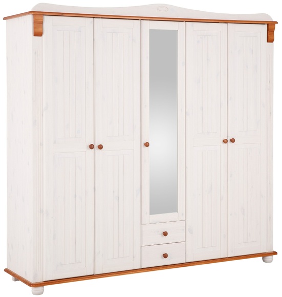 Home affaire Kleiderschrank »Adele«, aus massiver Kiefer