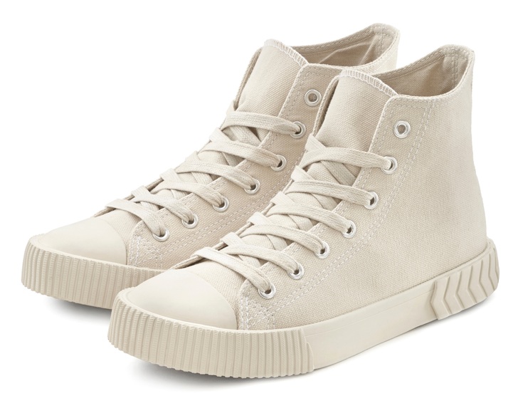 LASCANA Stiefelette, aus Textil zum Schnüren
